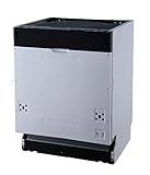 Respekta Spülmaschine vollintegriert 60 cm/Einbau-Geschirrspüler mit Besteckkorb / 4 Programme/Startzeitvorwahl…