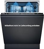 Siemens SN65ZX07CE, iQ500 Smarter Geschirrspüler Vollintegriert, 60 cm breit, Besteckschublade, Made…