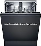 Siemens SX63EX02AE XXL-Geschirrspüler iQ300, vollintegrierte Spülmaschine mit Besteckkorb, 60 cm, HomeConnect,…