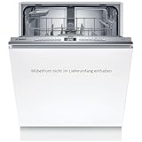 BOSCH SMV4HTX00E Geschirrspüler Serie 4, vollintegrierte Spülmaschine mit Besteckkorb, 60 cm, Home Connect,…